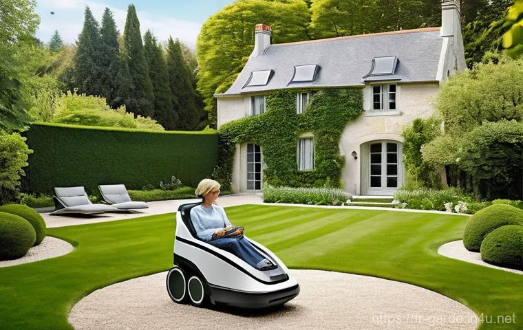 원예학의 최신 기술 동향과 실무 활용 - **Smart Garden Harmony: Sensors and Serenity**
    "A vibrant, modern garden bathed in soft, natural...