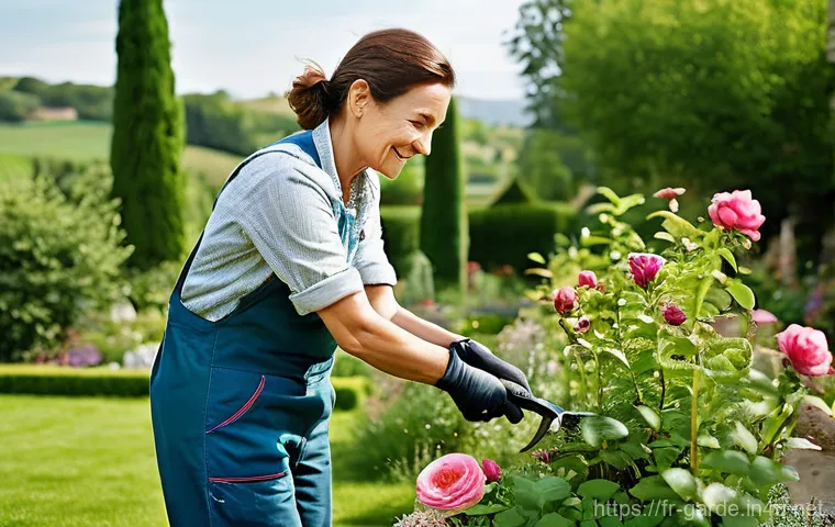 원예 관련 직업의 연봉 수준 - **Prompt 1: Skilled Landscape Gardener at Work in a French Countryside Garden**
"A professional ...